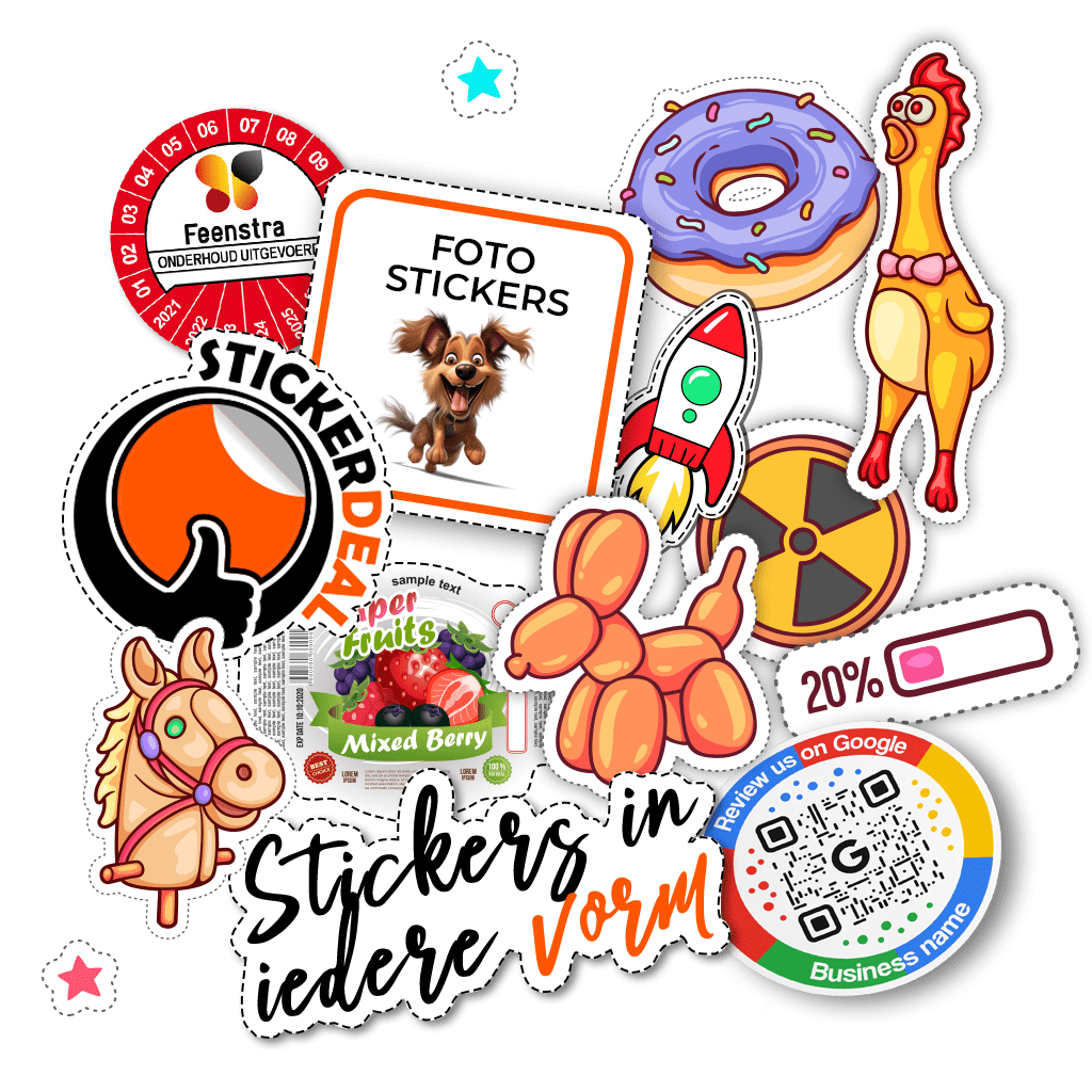 allerlei stickers laten maken